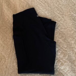 lululemon Align Leggings with Pockets Navy size 10. 25” inseam